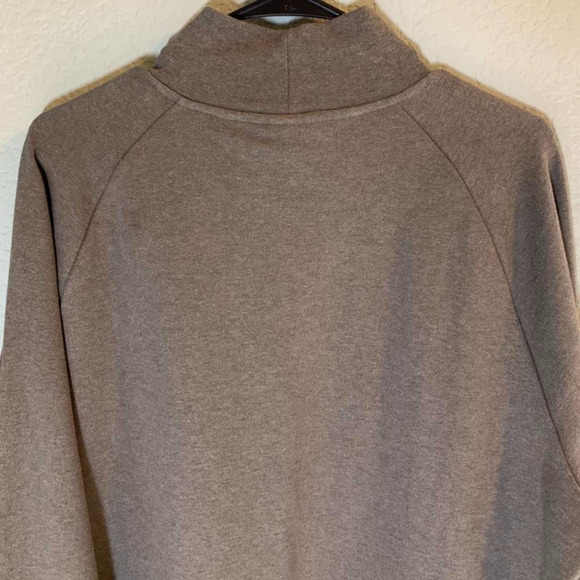 H&M Reflection Reverse Sweatshirt Long sleeve Embossed Turtleneck Top - Picture 4 of 4